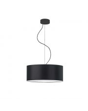Czarna lampa wisząca do kuchni HAJFA fi - 40 cm - kolor czarny