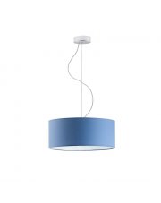 Niebieska lampa wisząca do pokoju chłopca HAJFA fi - 40 cm - kolor niebieski