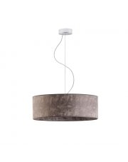 Betonowa lampa wisząca HAJFA fi - 50 cm - kolor szary melanż