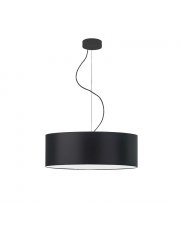Czarna lampa wisząca do salonu HAJFA fi - 50 cm - kolor czarny