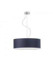 Granatowa lampa wisząca do kuchni w stylu minimalistycznym HAJFA fi - 50 cm - kolor granatowy