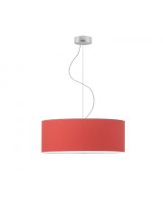 Lampa wisząca do pokoju HAJFA fi - 50 cm - kolor czerwony