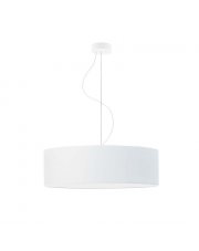 Biała lampa wisząca do salonu HAJFA fi - 60 cm - kolor biały