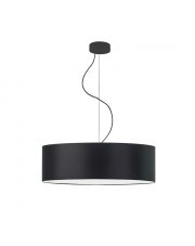 Czarna lampa wisząca do salonu HAJFA fi - 60 cm - kolor czarny