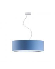 Lampa wisząca dla dzieci z niebieskim abażurem HAJFA fi - 60 cm - kolor niebieski