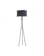 Czarna lampa podłogowa trójnóg DAKAR