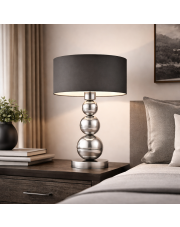 Szara lampa stołowa w stylu skandynawskim HONOLULU