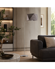 Lampa podłogowa do salonu z regulowanym ramieniem SANTIAGO