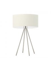 Chromowana lampa stołowa na 4 nogach SIERRA