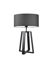 Lampa stołowa do salonu z abażurem THOR