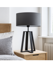 Lampa stołowa do salonu z abażurem THOR