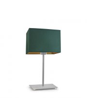 Lampka nocna stołowa AMALFI GOLD zieleń butelkowa