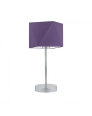 Fioletowa lampka nocna w stylu art deco WUHU 