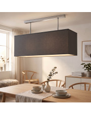 Prostokąta lampa sufitowa do kuchni KORFU z podłużnym abażurem