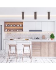 Designerski żyrandol do kuchni tuba MEDIOLAN 