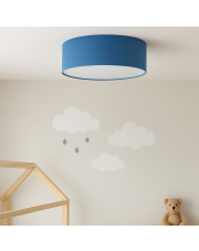 Niebieska lampa do sypialni DUBAJ fi - 50 cm