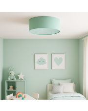 Lampa sufitowa dla dzieci w kolorze mięty DUBAJ fi - 60 cm