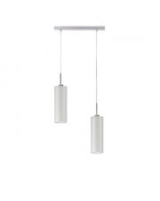 Srebrna lampa wisząca nowoczesna MADERA