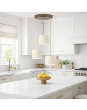 Designerska lampa wisząca do jadalni PUEBLO 3 abażury