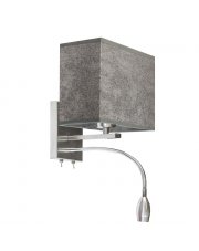 Designerski kinkiet z dodatkowym panelem LED ADDIS