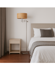 Lampa podłogowa do sypialni KAMERUN ECO w stylu skandynawskim