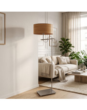 Wysoka lampa podłogowa do salonu KAMERUN ECO w stylu skandynawskim