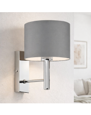 Szary kinkiet do czytania TEGU w stylu skandynawskim