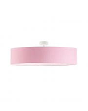 Różowa lampa sufitowa dla dziewczynki GRENADA  fi - 80 cm - kolor różowy