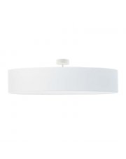 Duża biała lampa sufitowa do salonu GRENADA fi - 100 cm - kolor biały