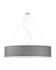 Duża lampa wisząca PORTO fi - 100 cm - szary stalowy