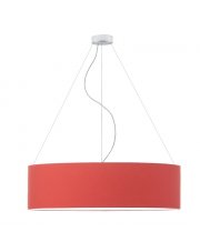 Designerska lampa wisząca PORTO fi - 80 cm - kolor czerwony