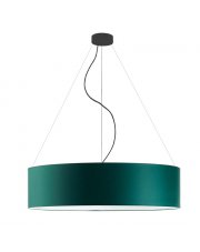 Lampa wisząca do jadalni PORTO fi - 80 cm - kolor zieleń butelkowa