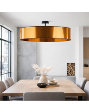 Nowoczesny plafon sufitowy do jadalni GRENADA MIRROR fi - 80 cm