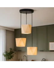 Kaskadowa potrójna lampa wisząca do kuchni MAJORKA