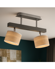 Kuchenna 2-punktowa lampa sufitowa z drewna EPIR ECO