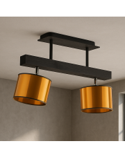 Kuchenna lampa sufitowa z drewna EPIR MIRROR z regulacją kąta padania światła