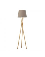 Dębowa lampa podłogowa do czytania w łóżku ANDORA