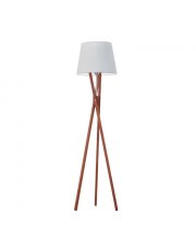 Drewniana lampa stojąca podłogowa do salonu ANDORA