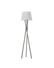 Drewniana lampa stojąca podłogowa do salonu ANDORA