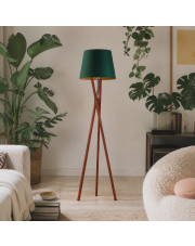 Drewniany trójnóg w stylu urban jungle ANDORA GOLD