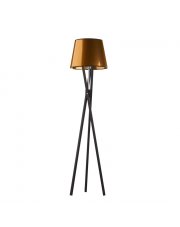 Loftowa lampa stojąca z miedzianymi elementami ANDORA MIRROR