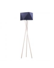 Drewniana lampa stojąca tripod TULUZA