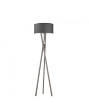 Designerska lampa drewniana tripod do salonu i sypialni ELX