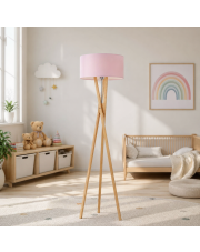Designerska lampa drewniana do pokoju dziecięcego ELX