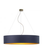 Lampa wisząca do salonu PORTO GOLD fi - 100 cm 