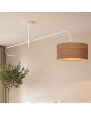 Lampa wisząca na regulowanym ramieniu RIO ECO biała