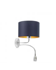 Nowoczesny kinkiet ledowy CAPRI GOLD z regulowanym panelem LED