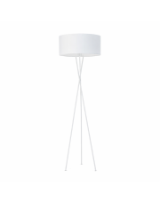 Nowoczesna biała lampa podłogowa do sypialni na 3 nogach PARYŻ 