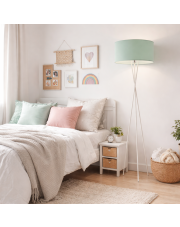 Designerska lampa podłogowa do pokoju dziecka PARYŻ na trzech nogach