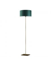 Minimalistyczna lampa stojąca butelkowa zieleń SOFIA
